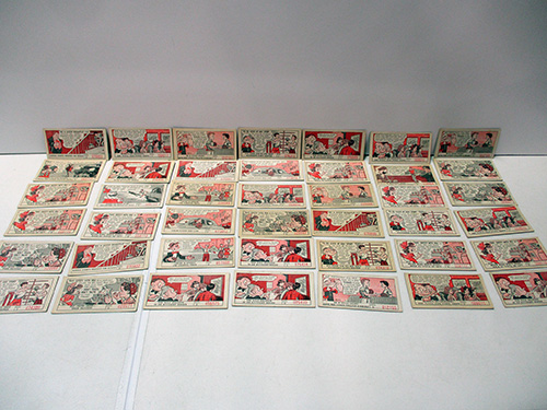 image of 1940's Comic Strips cards with Popeye