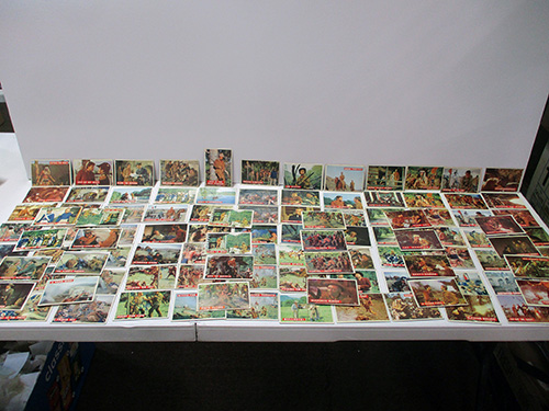 image of 1956 Topps Davy Crockett card lot