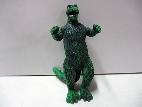 image of 1970's Rubber Godzilla figure