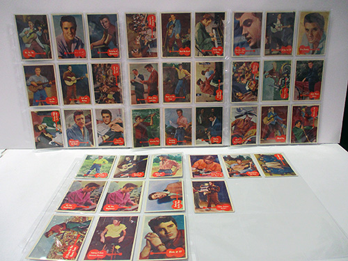 image of 1956 Topps Elvis Presley Bubble Gum Trading Cards