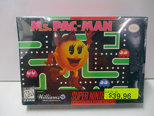 image of Sealed Ms. Pac-Man for Super Nintendo Entertainment System