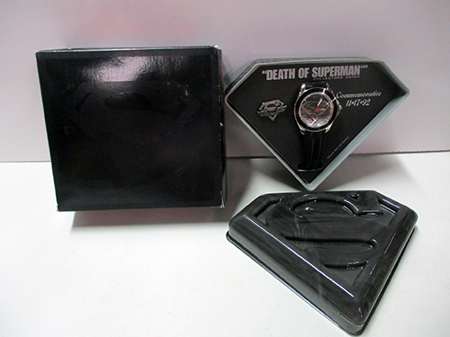 image of Fossil Death of Superman Commemorative Watch Set