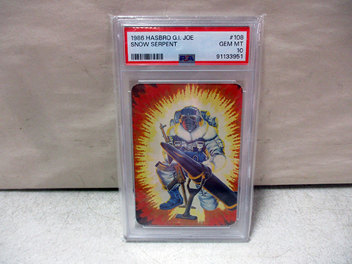 image of 1988 Hasbro G.I. Joe Snow Serpent PSA Graded GEM MT 10