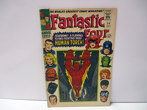image of Fantastic Four #54 Comic Book, September 1966