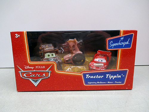 image of Disney Pixar Cars Tractor Tippin' Supercharged Set