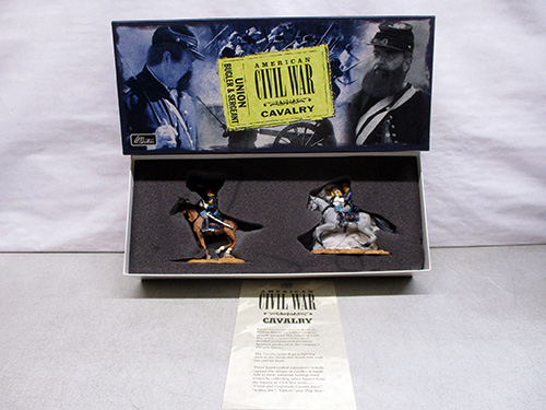 image of American Civil War Cavalry Figurine Set in Box