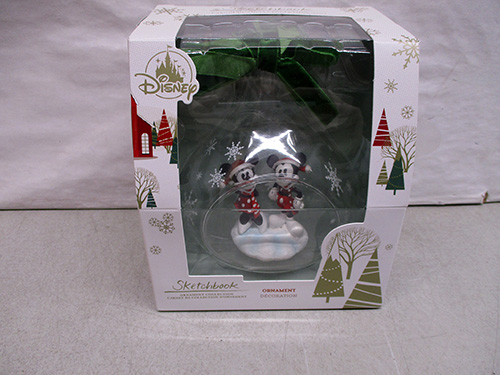 image of Disney Sketchbook Minnie and Mickey Ornament