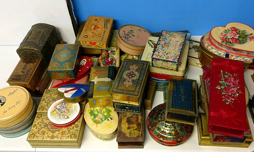 Vintage Candy Tin Collection