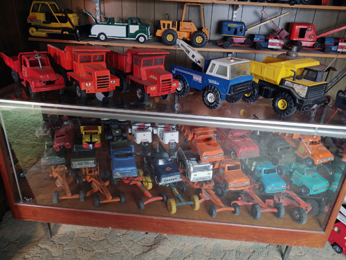 vintage pressed steel toy vehicles image 2