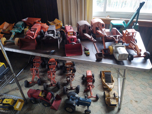 vintage pressed steel toy vehicles image 5